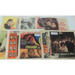 Film Lobby Cards - full sets of eight cards: We'll Bury You 1962; Trouble in The Sky 1960; Why