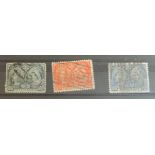 CANADA - 1897 Jubilee 15c, 20c, 50c used, c £340