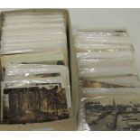 A quantity of loose photo topo postcards including views of Norfolk, Suffolk, Derbyshire, Dorset and