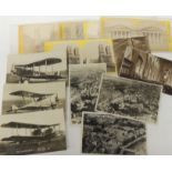 Three Air-Co photographic postcards of early "de Havilland" aircraft (unused); 3 postcards of