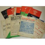 RUGBY PROGRAMMES - Bridgwater & Albion v Tredegar 1963; England v Scotland at Twickenham 1949; other