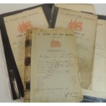 ST ALBANS CITY FIRE BRIGADE - a large quantity of Fire Reports c.1879 - 1900