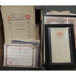 A quantity of late 19th and early 20th Century Fire related ephemera mainly St Albans Brigade