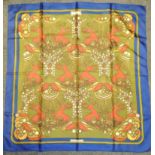 HERMES - a silk scarf Tally-Ho, no box ++good