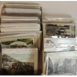 A large quantity of photo topo postcards includes views of Hampshire, Kent and Berkshire c.1905 -