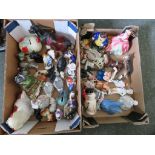 A large quantity of assorted ceramic figures, animals and decorative ornaments