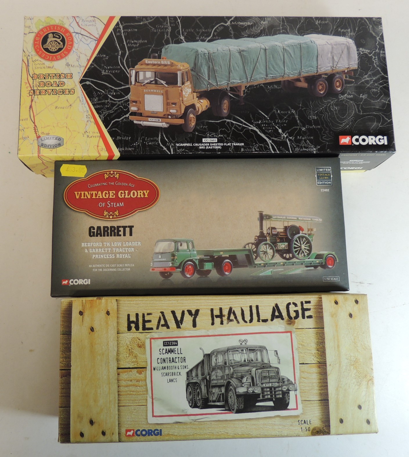CORGI - Limited Edition CC12304 Scammell Contractor William Booth and Sons, boxed; limited edtn.