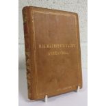 Handbook of Warwickshire - John Murray, 1899, full calf, with the front board bearing the name in