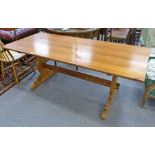 20TH CENTURY PINE REFECTORY TABLE