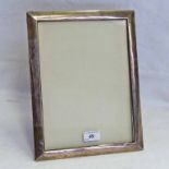 RECTANGULAR SILVER PHOTOGRAPH FRAME MARKED BIRMINGHAM 1925 21 X 28CM