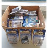 TWENTY ONE STAR WARS FIGURES BY HASBRO INCLUDING LUKE SKYWALKER (JABBAS PALACE), BOBA FETT (THE