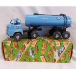 TRIANG TINPLATE RAF BEDFORD AIRCRAFT REFUELLER. BOXED