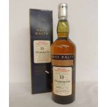 1 BOTTLE TEANINICH 23 YEAR OLD SINGLE MALT WHISKY, DISTILLED 1972 - 75CL, 64.96% VOLUME.