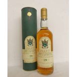 1 BOTTLE GLENLOSSIE 19 YEAR OLD SINGLE MALT WHISKY, DISTILLED 1978 - 70CL, 43% VOLUME, IN TUBE.