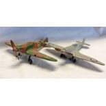 TWO SKYBIRDS MODEL AIR CRAFT INCLUDING SPITFIRE AND HURRICANE