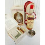 BELLS COMMEMORATIVE DECANTER - PRINCE ANDREW, BOXED, ROYAL, ANCIENT FINE OLD SCOTCH WHISKY IN GOLD