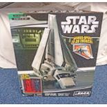 STAR WARS IMPERIAL SHUTTLE FROM HASBROS SAGA COLLECTION. BOXED