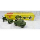 DINKY TOYS 697- 25- POUNDER FIELD GUN SET, BOXED