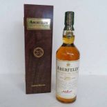 1 BOTTLE ABERFELDY 25 YEAR OLD SINGLE MALT WHISKY, BOTTLED 2005 - 70CL, 40% VOL IN FITTED WOODEN