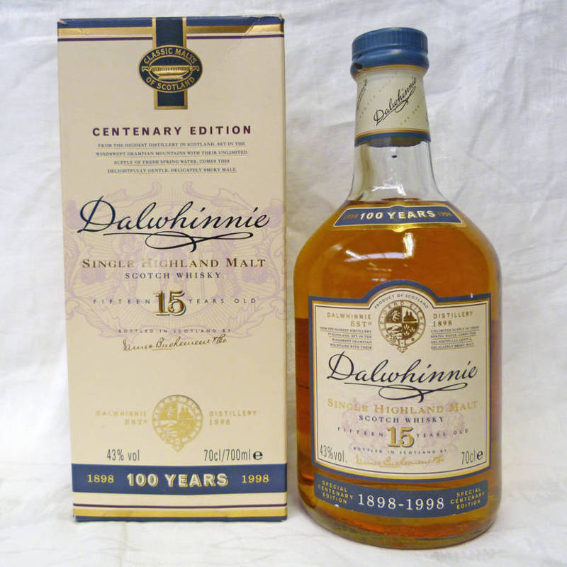1 BOTTLE DALWHINNIE 15 YEAR OLD SINGLE MALT WHISKY, CENTENARY EDITION - 70CL, 43% VOL, BOXED