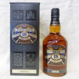 1 BOTTLE CHIVAS REGAL 18 YEAR OLD BLENDED SCOTCH WHISKY, BOTTLE NO. FP6148N, 70CL, 40% VOL, BOXED