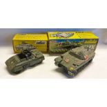 TWO SOLIDO MILITARY MODELS INCLUDING 200 - COMBAT CAR M20 TOGETHER WITH 227 - A.M.X. V.C.I. . BOTH