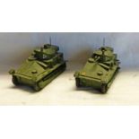 TWO EARLY ISSUE DINKY MEDIUM TANKS