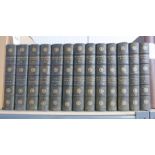 THE WORKS OF WILLIAM MAKEPEACE THAKERAY IN 13 VOLUMES, HALFBOUND 1889