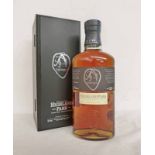 1 BOTTLE HIGHLAND PARK HJARTA 12 YEAR OLD SINGLE MALT WHISKY - 70CL, 58.1% VOLUME IN FITTED WOODEN