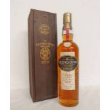 1 BOTTLE GLENGOYNE 21 YEAR OLD SINGLE MALT WHISKY - 70CL, 43% VOLUME, IN WOODEN BOX.