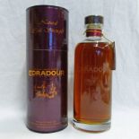 1 DECANTER EDRADOUR 14 YEAR OLD NATURAL CASK STRENGTH SINGLE MALT WHISKY, DISTILLED 1989 - 70CL,