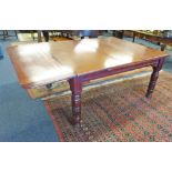 EARLY 19TH CENTURY MAHOGANY SIDEBOARD WITH ROLLER SHUTTER TOP OVER CENTRALLY SET DRAER FLANKED BY