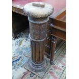 19TH CENTURY OAK COLUMN