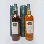 2 BOTTLE GLENGOYNE 10 YEAR OLD SINGLE MALT WHISKY - 1 LITRE, 43% VOLUME IN TUBES.