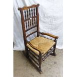 ARTS & CRAFTS STYLE ROCKING CHAIR