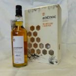 1 BOTTLE AN CNOC 12 YEAR OLD SINGLE MALT WHISKY - 70CL, 40% IN PRESENTATION BOX WITH 2 ETCHED