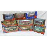 NINE EFE 1:76 SCALE MODEL BUSES INCLUDING 20125 - BRISTOL OB, EDINBURGH CORPORATION, 22712 -