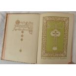 RUBAIYAT OF OMAR KHAYYAM, ILLUSTRATED WITH TIPPED IN COLOUR PLATES BY WILLY POGANY, 1930, IN GILT