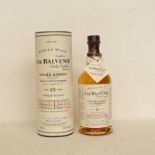 1 BOTTLE BALVENIE 15 YEAR OLD SINGLE MALT WHISKY DISTILLED 1977 - 70CL, 50.4% VOLUME IN TUBE