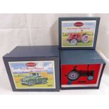 TWO BRITAINS MODEL VEHICLES INCLUDING 08716 - DAVID BROWN 900 TRACTOR TOGETHER WITH 08735 - LAND