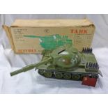 RUSSIAN DIECAST MODEL TANK, BOXED WITH INSTRUCTIONS