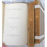 PATCHWORK BY CAPTAIN BASIL HALL IN 3 VOLUMES - 1841