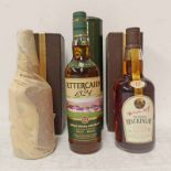 I BOTTLE FETTERCAIRN 12 YEAR OLD SINGLE MALT WHISKY - 70CL, 40% VOLUME IN TUBE TOGETHER WITH 2