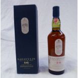 1 BOTTLE LAGAVULIN 16 YEAR OLD SINGLE MALT WHISKY, WHITE HORSE DISTILLERY BOTTLING - 75CL, 43%