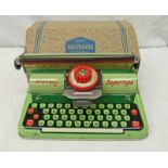 METTOY TINPLATE SUPERTYPE TYPEWRITER. BOXED WITH INSTRUCTIONS