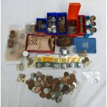 LOT CONTAINING VARIOUS 19TH AND 20TH CENTURY COINAGE