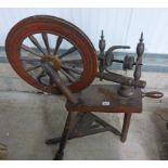 LATE 19TH CENTURY SPINNING WHEEL