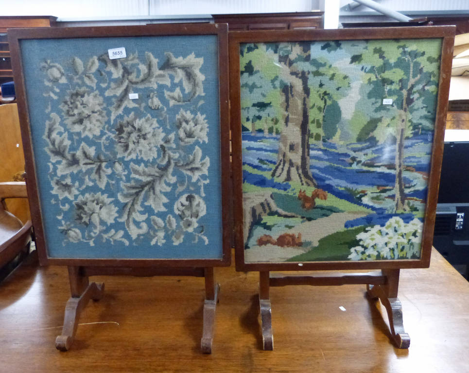 2 FLIP TAPESTRY TOP TABLES