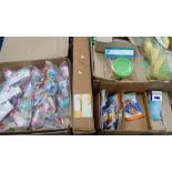 4 BOXES CONTAINING 'KID GROW 2' SPILL PROOF CUPS, 'FIRST STEPS' BABY FEEDING SETS',