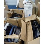 4 BOXES OF VARIOUS PUSHCHAIR PARTS